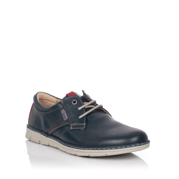 Zapato sport de cordones para hombre de la marca Luisetti Fabricado en piel de primera calidad Plantilla Memory Foam que apor