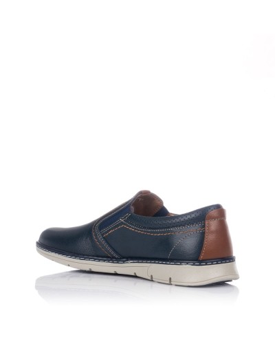 Zapatos sin cordones con elasticos laterales de hombre de la marca Luisetti Fabricados en pieles seleccionadas de primera cali