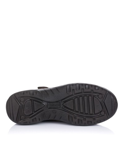 Sandalias sport cerradas de hombre de la marca Luisetti Fabricadas en pieles engrasadas artesanalmente de 1ª calidad Plantill