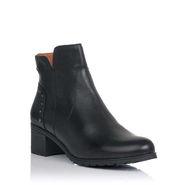 Botin piel tacon bajo Giorda 37835