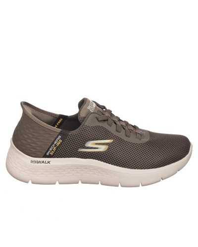 Skechers 216496 BRN Zapatilla slip-in go walk flex