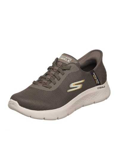 Skechers 216496 BRN Zapatilla slip-in go walk flex