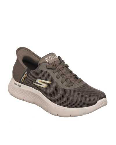 Skechers 216496 BRN Zapatilla slip-in go walk flex