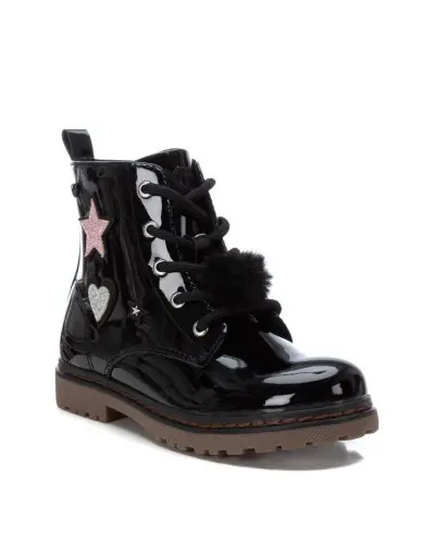 Xti 151092 Botita cordones charol