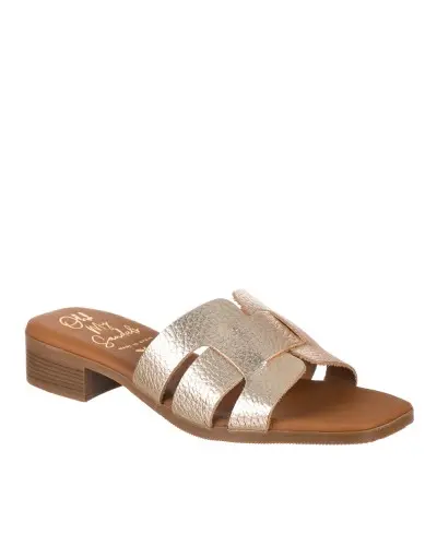 Comprar Oh my sandals 5343 Zueco piel tacón bajo