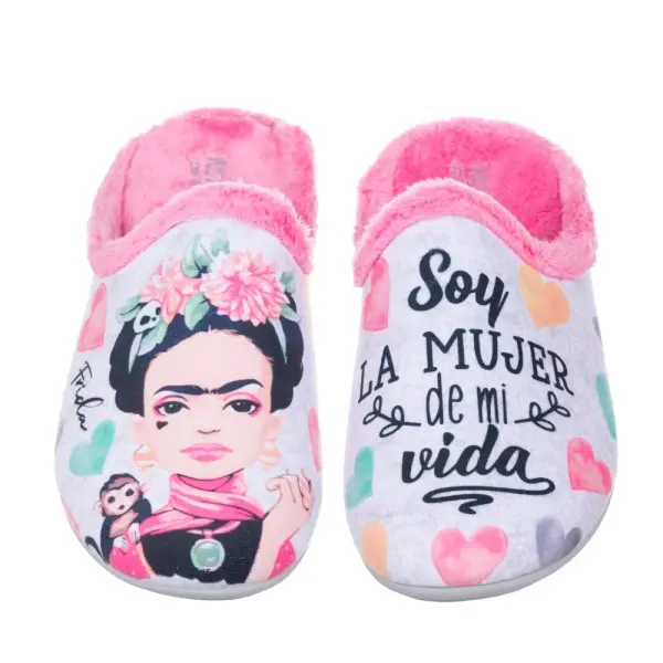 Vulca bicha 1371-25 Zapatilla de casa frida kahlo