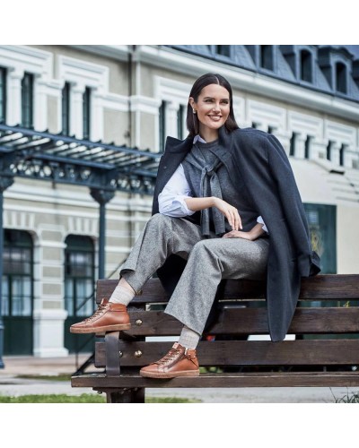 Pikolinos LANZAROTE 8868 Botin de piel con cordones