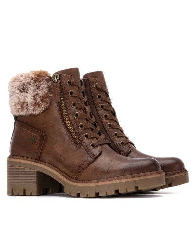 Refresh 172911 Botin de pelo y cordones tacon