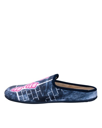 Vulca bicha 1860 Zapatilla de casa pantera rosa