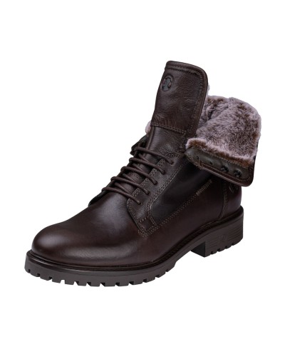 Coronel tapiocca C307-18 Bota piel con cordones y pelo