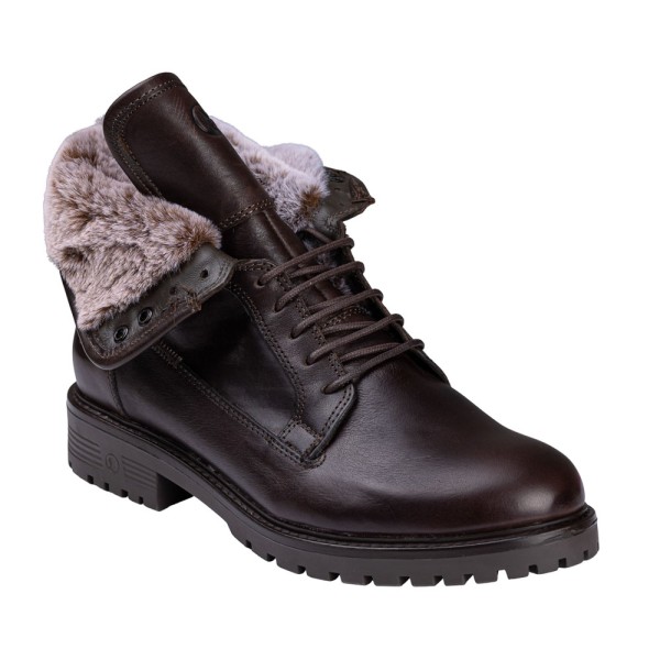 Coronel tapiocca C307-18 Bota piel con cordones y pelo