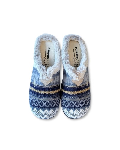 Pluma flex 12064 Zapatilla  lana
