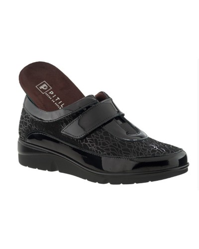 Pitillos 10001 – zapato de mujer cómodo con cierre adhesivo