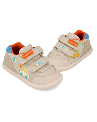 Biomecanics 262196-B103 Zapatilla barefoot de lona
