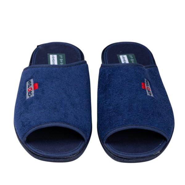 Muyter 0212-26 Zapatilla de casa abierta rizo