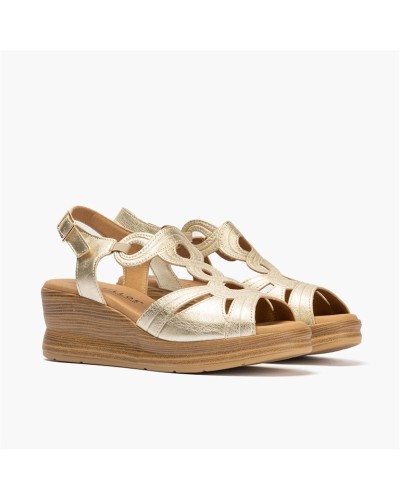 Pitillos 11050 Sandalia de piel con cuña