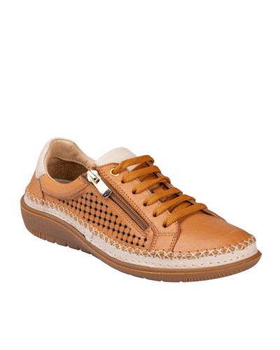 48 horas 3503 Zapato deportivo de piel plano