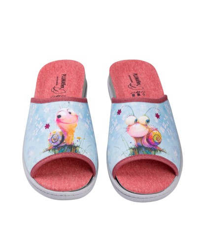 Pluma flex 12404 CARACOL Zapatilla de casa abierta