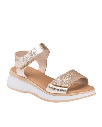 Oh my sandals 5942 Sandalia piel con 2 adhesivos