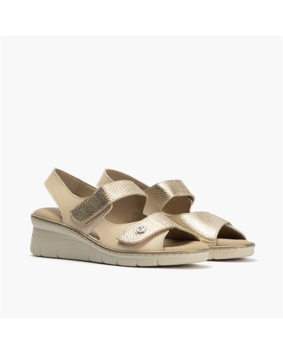 Pitillos 11010 Sandalia de piel con cuña