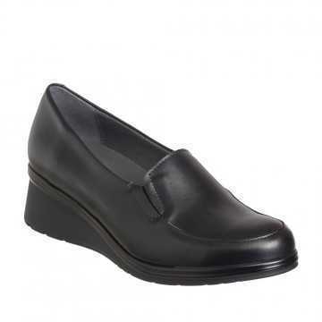Zapatos mercedes negros tacon y plataforma - Zapatos cómodos